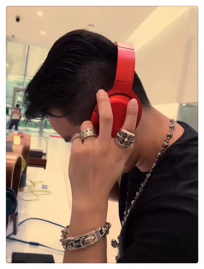 Chrome Hearts シルバー半花十字剣ロックブレスレット - 画像 (10)