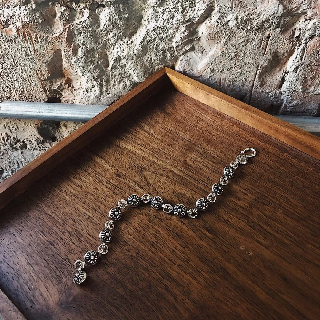 Chrome Hearts シルバー クロスボールブレスレット - 画像 (7)