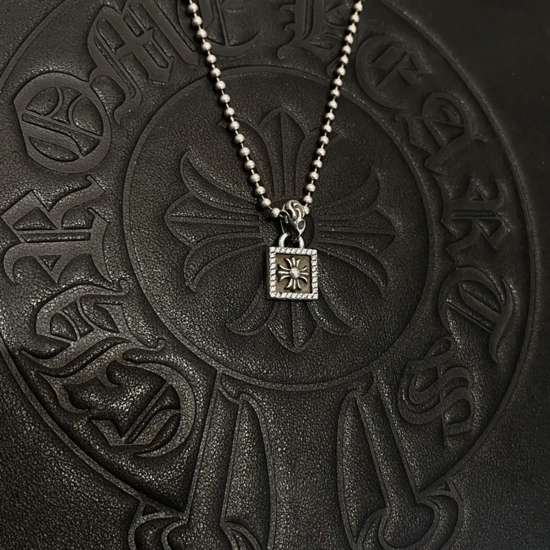 Chrome Hearts クロスフルーツ小方牌ネックレス シルバー - 画像 (6)