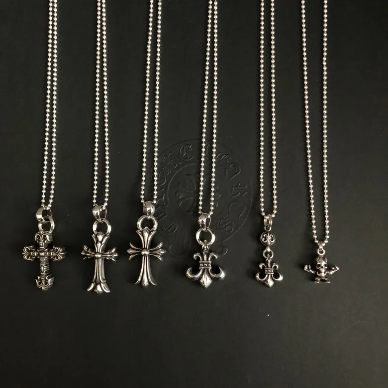 Chrome Hearts シルバー クロスネックレス - 画像 (3)