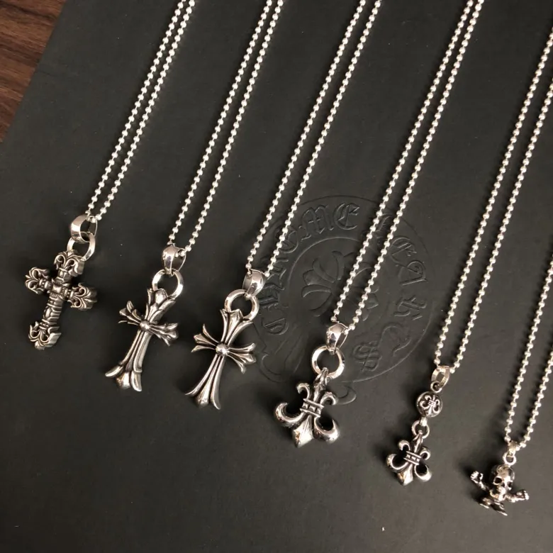 Chrome Hearts シルバー クロスネックレス - 画像 (4)