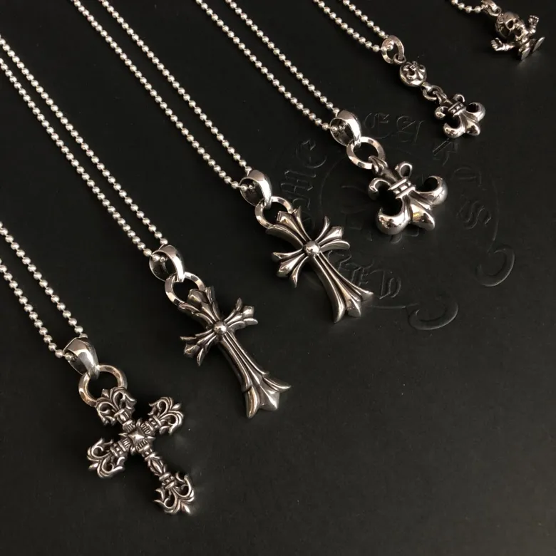 Chrome Hearts シルバー クロスネックレス - 画像 (6)