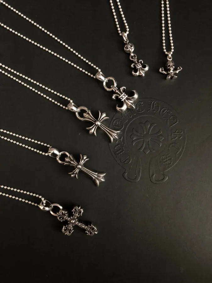 Chrome Hearts シルバー クロスネックレス - 画像 (7)