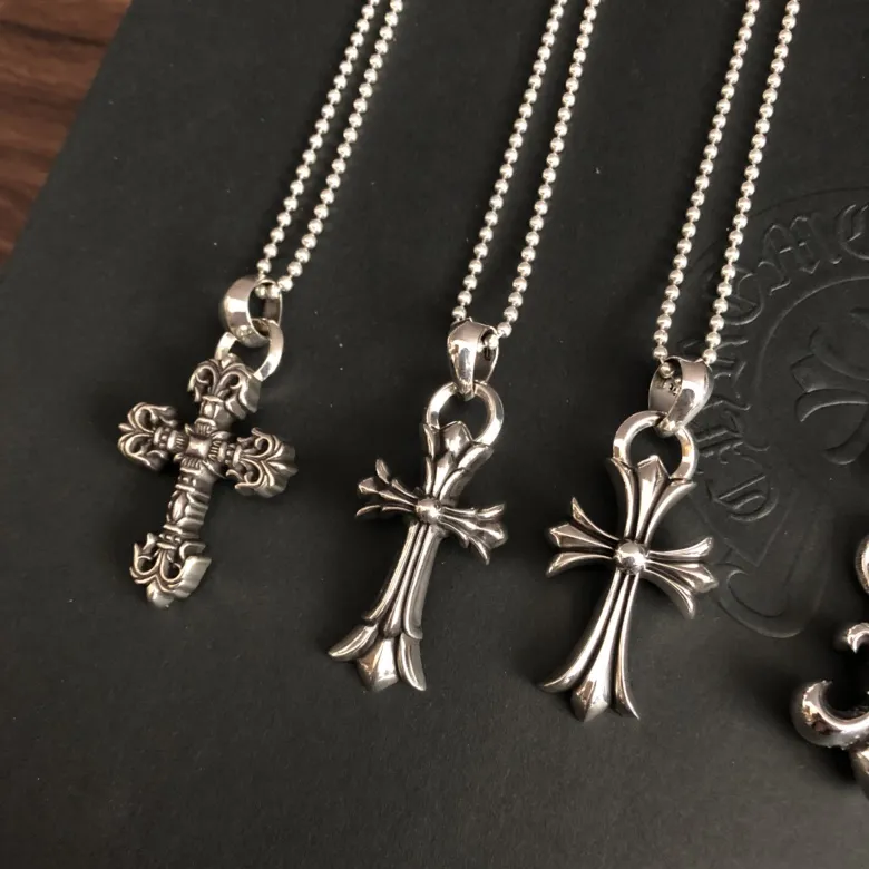 Chrome Hearts シルバー クロスネックレス - 画像 (10)