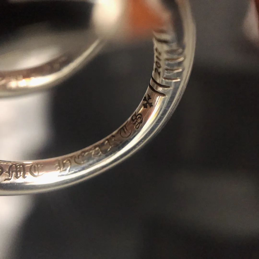 Chrome Hearts シルバー クロスストーンリング - 画像 (5)