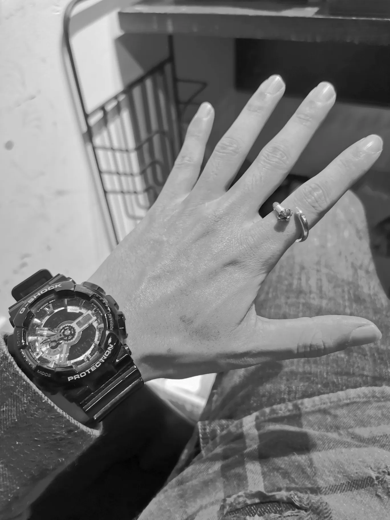 Chrome Hearts シルバー クロスストーンリング - 画像 (8)