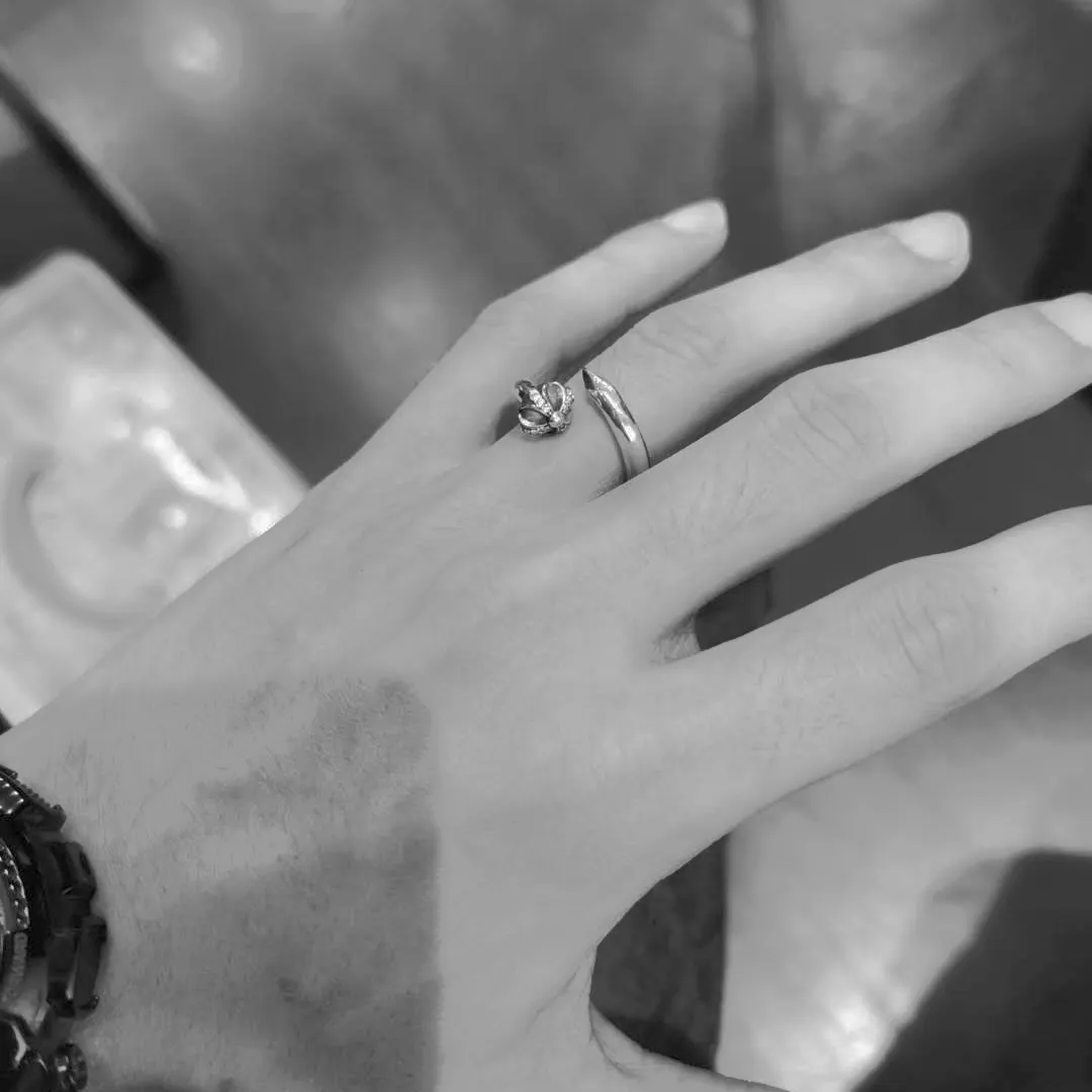 Chrome Hearts シルバー クロスストーンリング - 画像 (9)