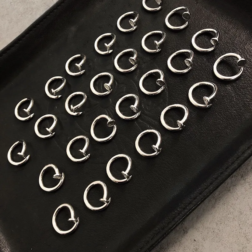 Chrome Hearts シルバー平頭釘リング - 画像 (7)