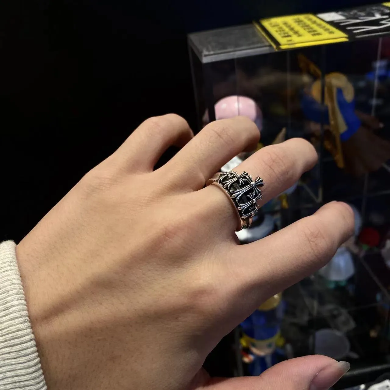 Chrome Hearts シルバー クロスクラウンリング - 画像 (7)