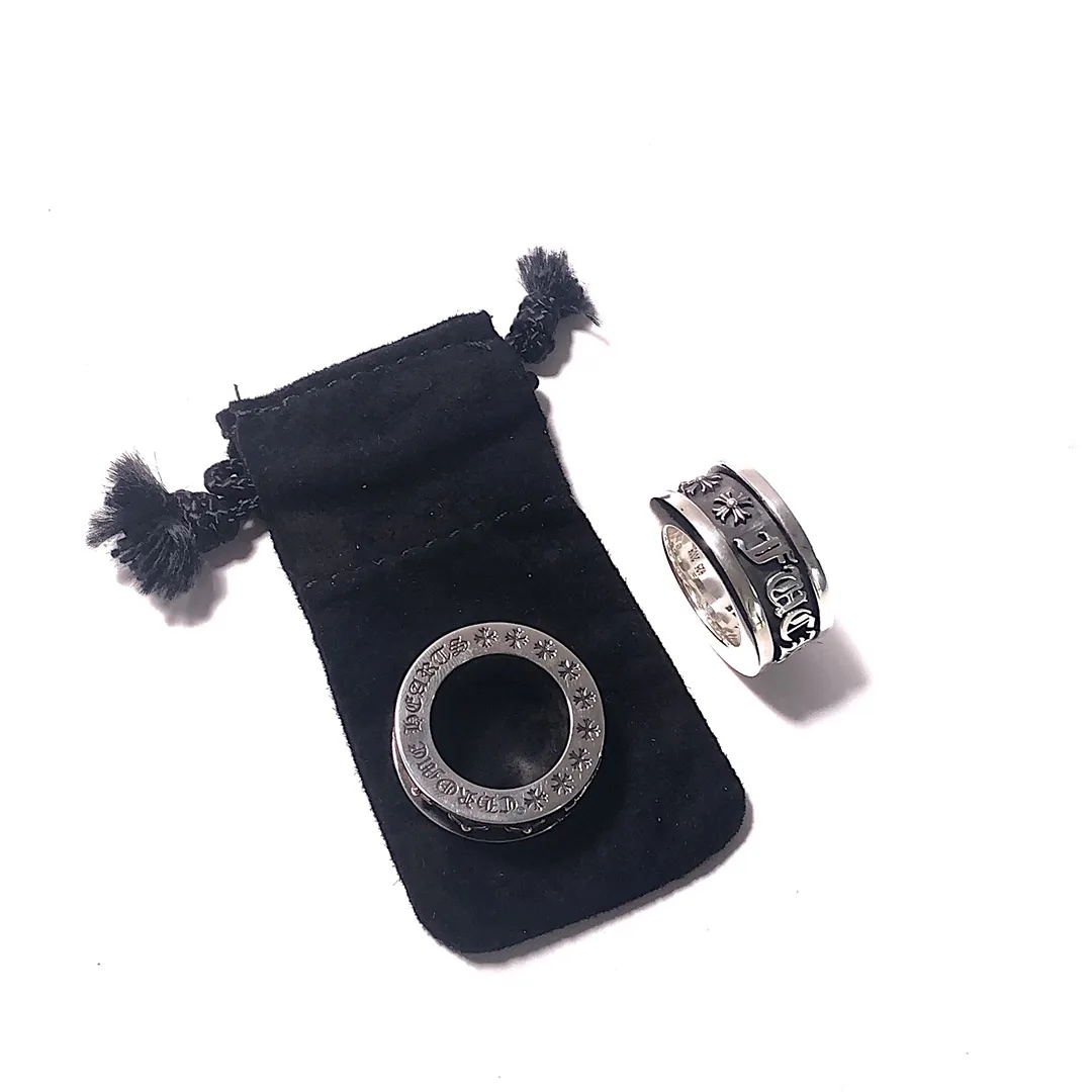 Chrome Hearts クロムハーツ ブラック 回転リング - 画像 (4)