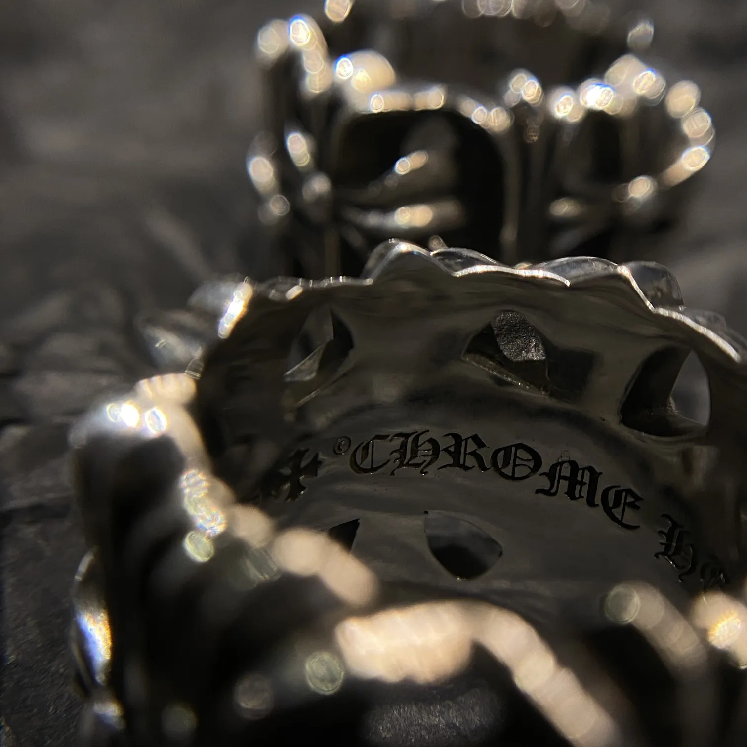 Chrome Hearts シルバー クロスデザインリング - 画像 (7)