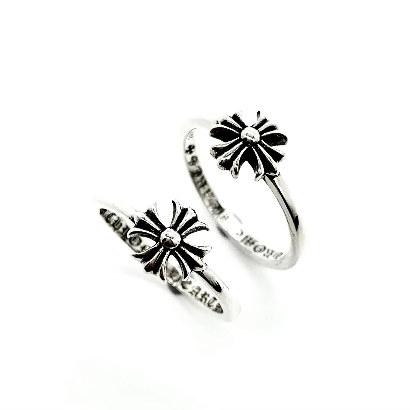 Chrome Hearts シルバー十字小条リング シルバー - 画像 (5)