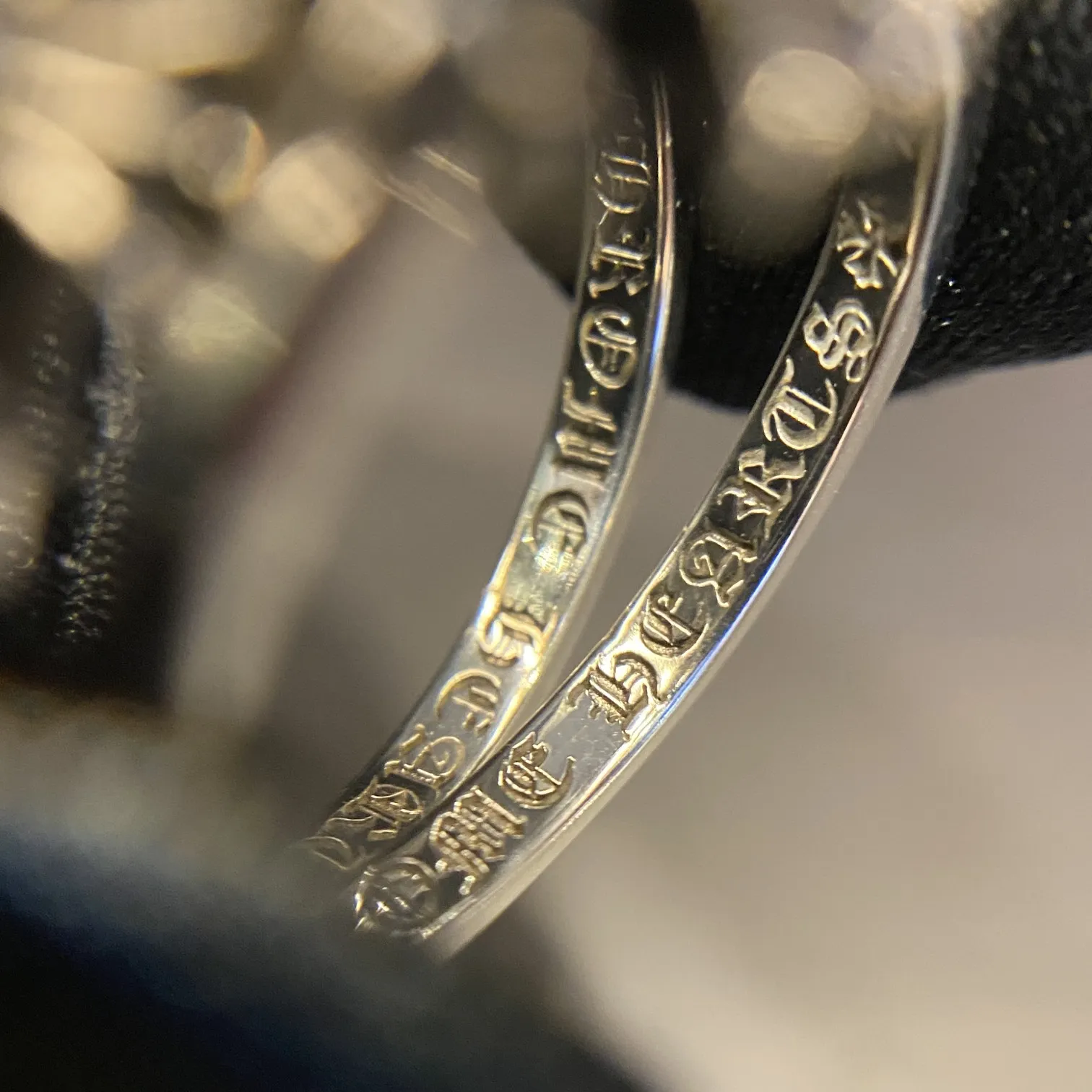 Chrome Hearts シルバー十字小条リング シルバー - 画像 (9)