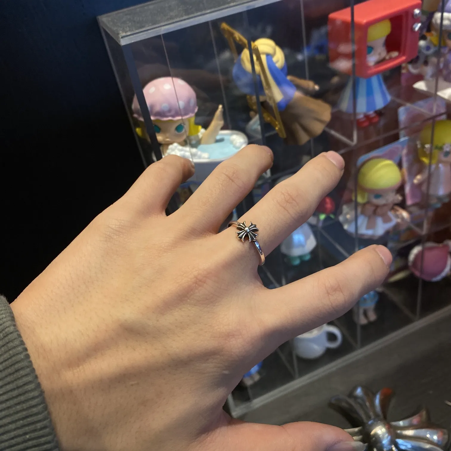 Chrome Hearts シルバー十字小条リング シルバー - 画像 (10)