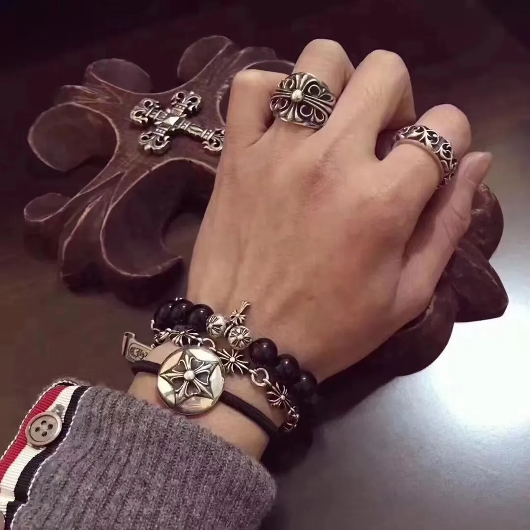 Chrome Hearts シルバー永遠の藤リング ブラック - 画像 (9)