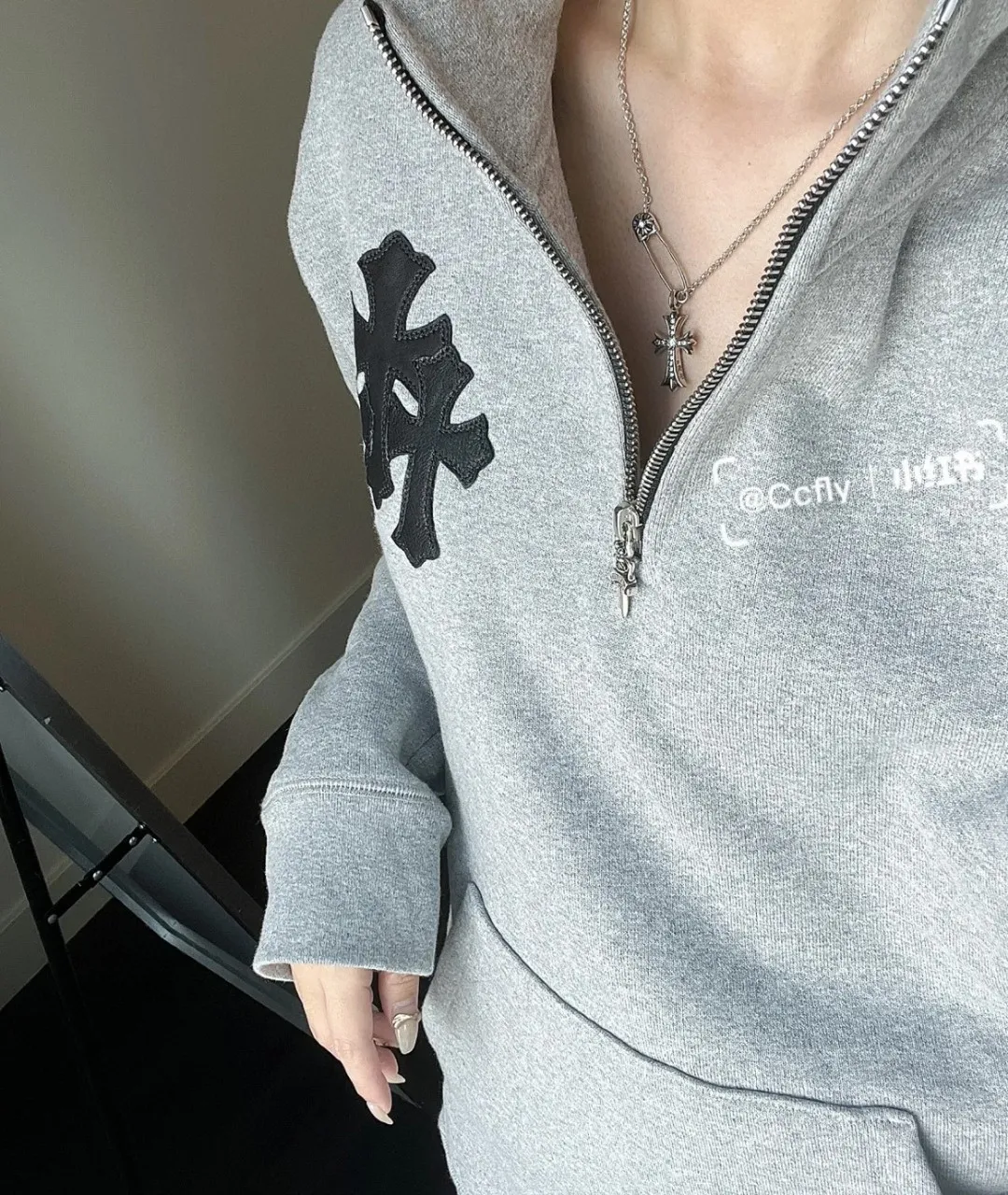 Chrome Hearts シルバークロスピン ネックレス シルバー - 画像 (10)