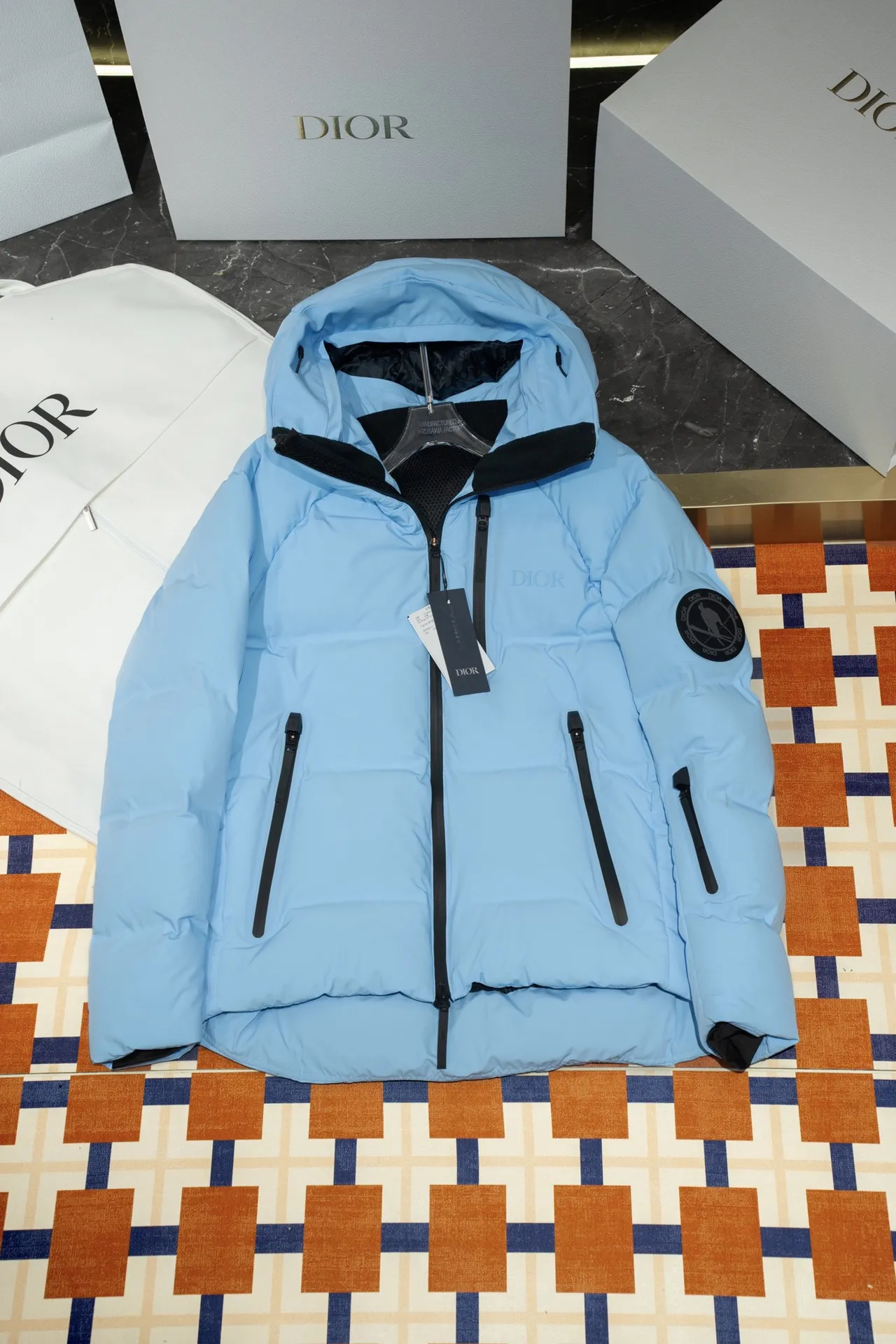 Christian Dior x Descente スキーウェア スカイブルー 重工 - 画像 (5)