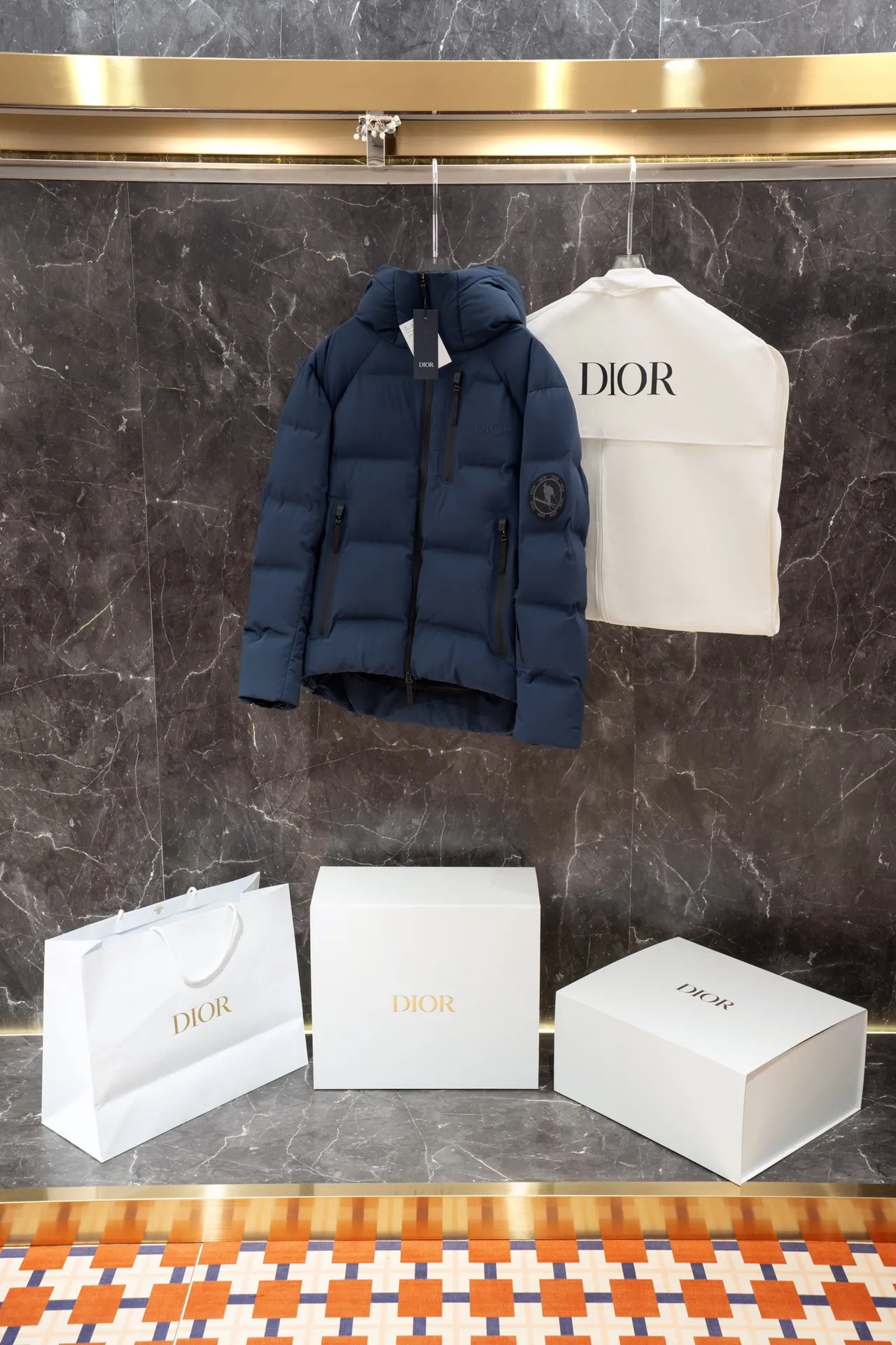 Dior x Descente コラボスキージャケット 天蓝色