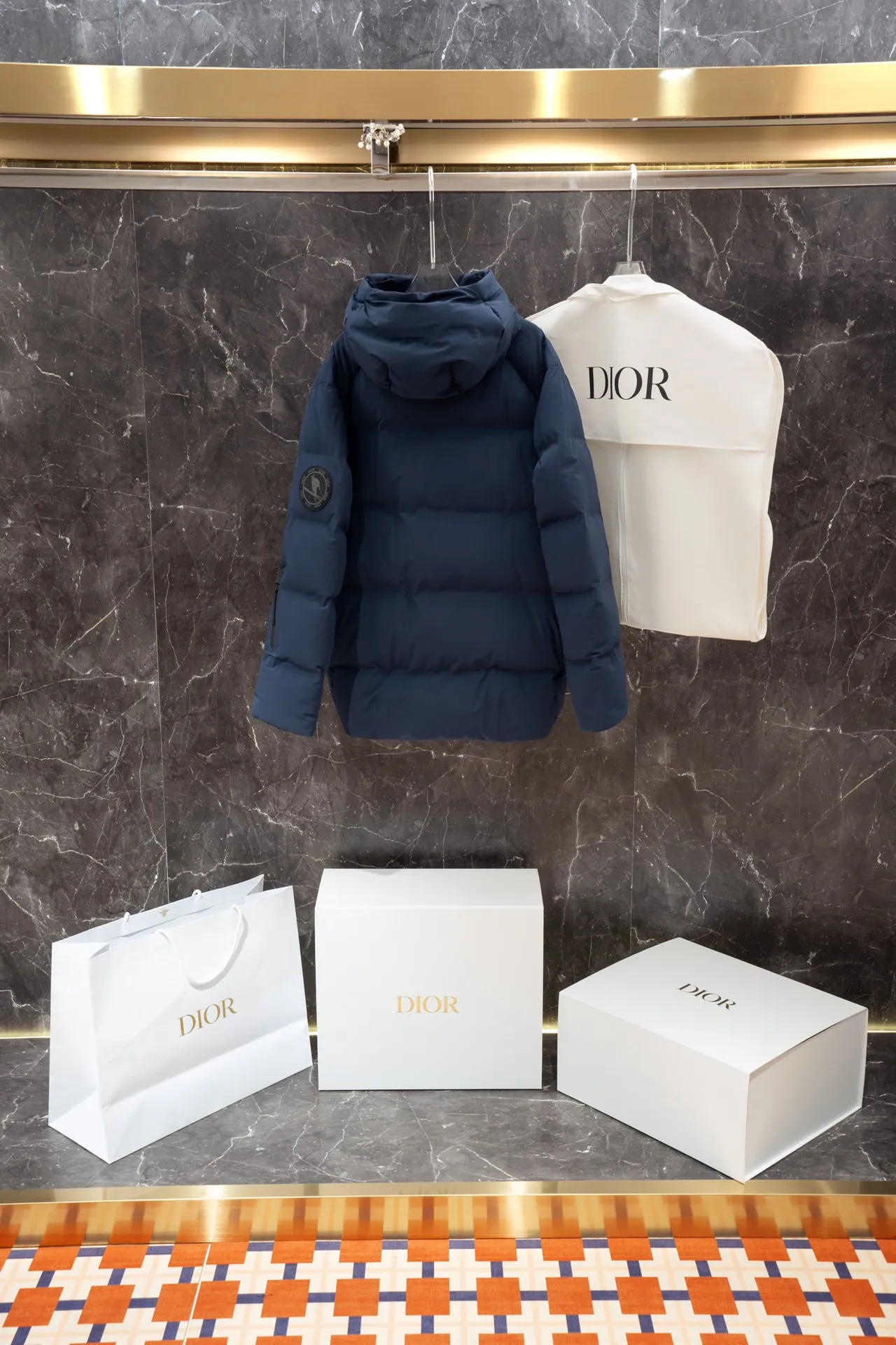 Dior x Descente コラボスキージャケット 天蓝色 - 画像 (4)