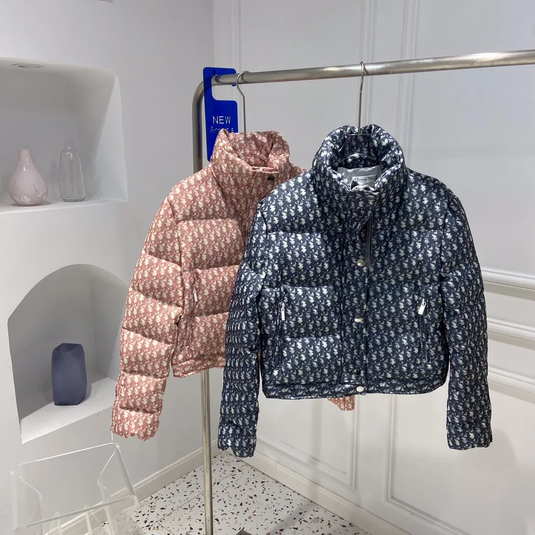 Christian Dior 紺色スタンドカラーダウンジャケット