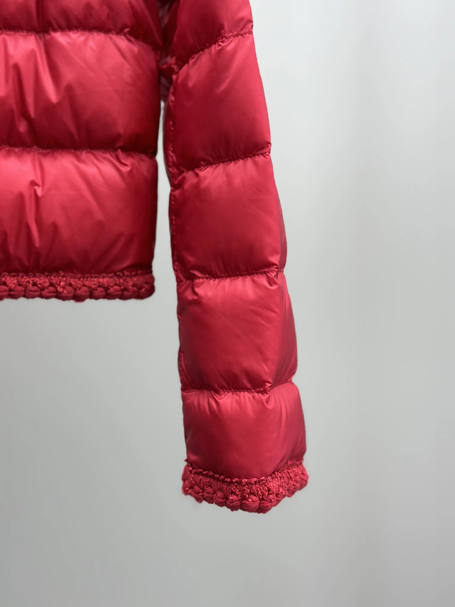 Moncler ARISTEO レディースダウンジャケット 赤 - 画像 (7)