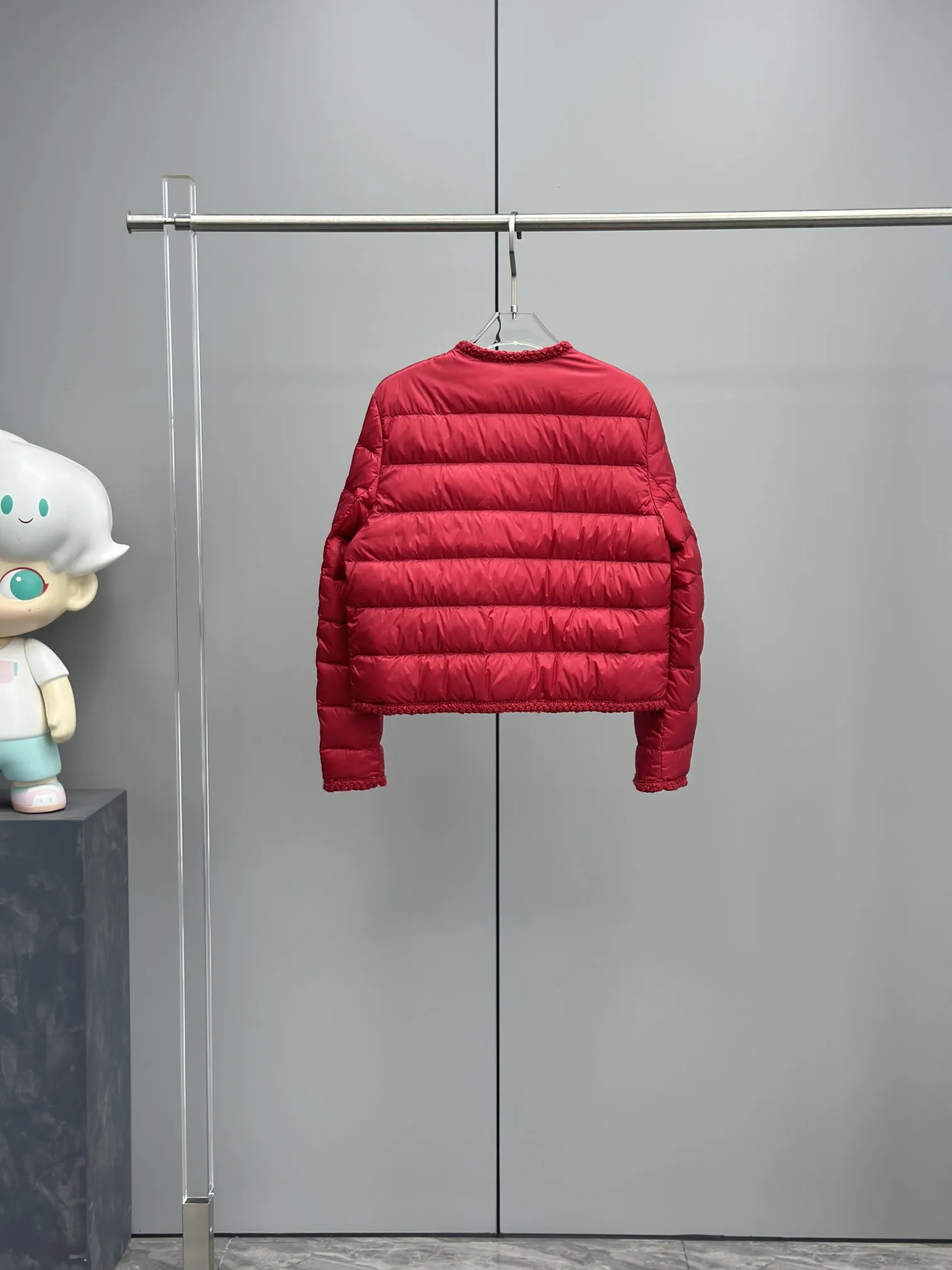 Moncler ARISTEO レディースダウンジャケット 赤 - 画像 (10)