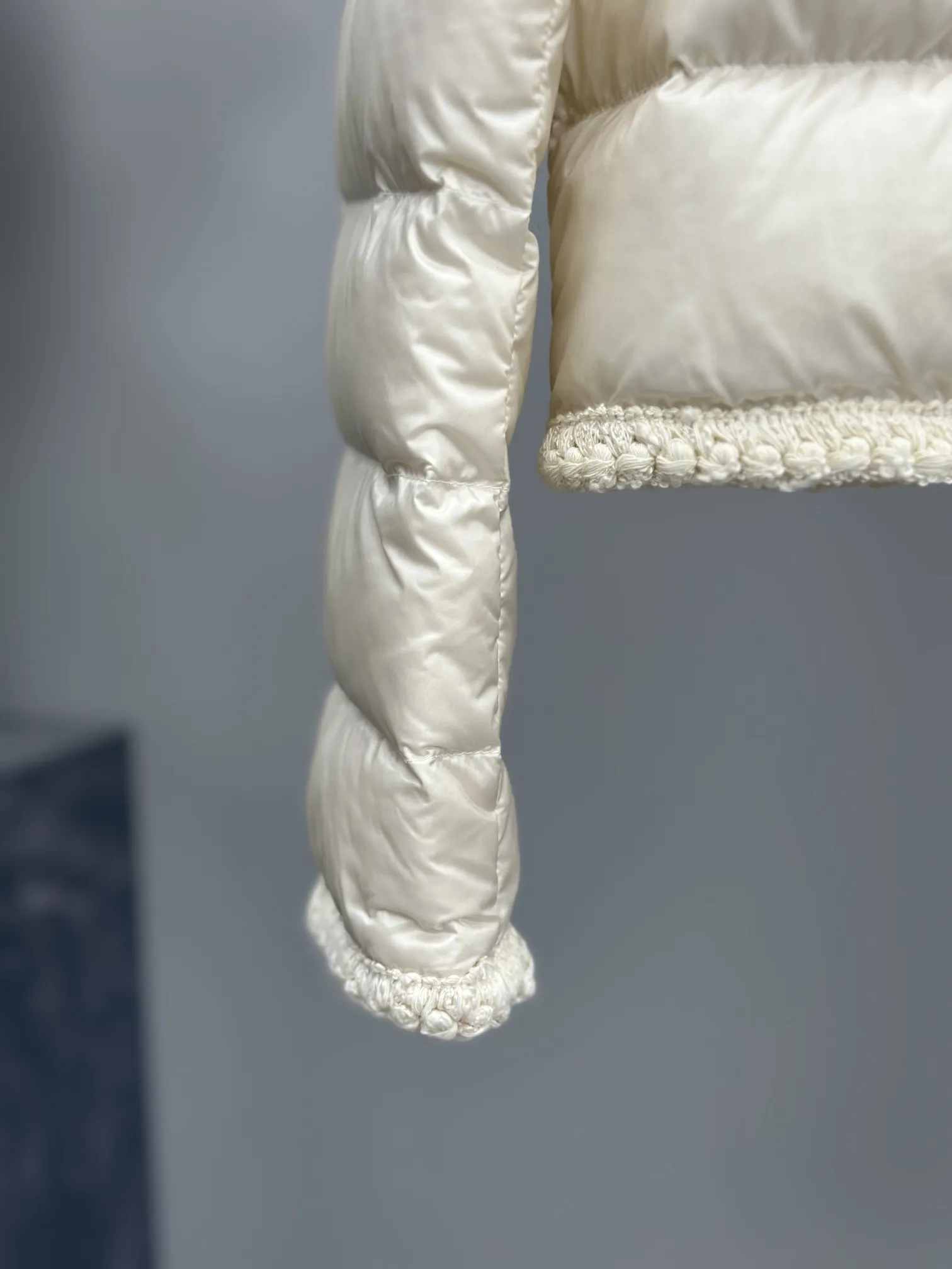 Moncler ARISTEO 女性軽量ダウンジャケット クリーム色 - 画像 (6)