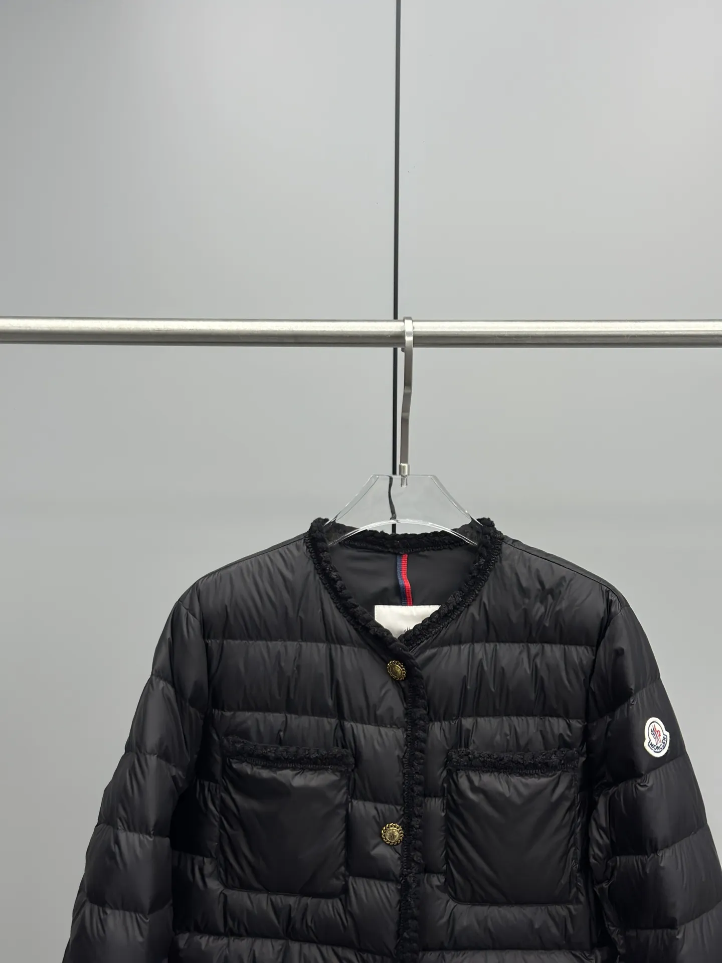 モンクレール アリステオ レディース ダウンジャケット ブラック - 画像 (4)
