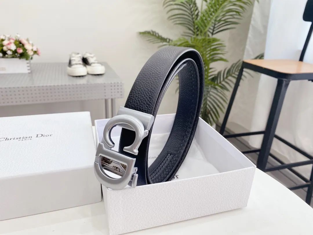 Christian Dior ブラックベルト ゴールド&シルバー - 画像 (3)