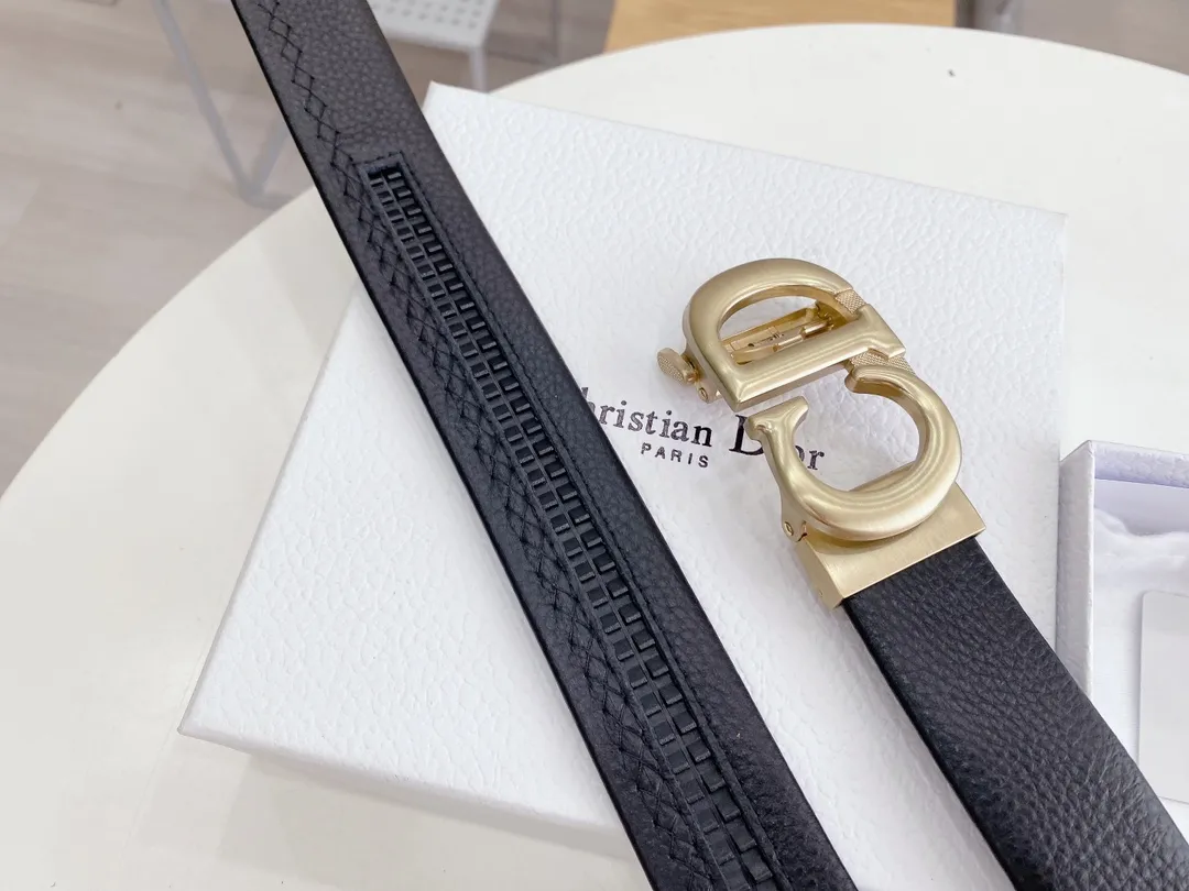 Christian Dior ブラックベルト ゴールド&シルバー - 画像 (7)