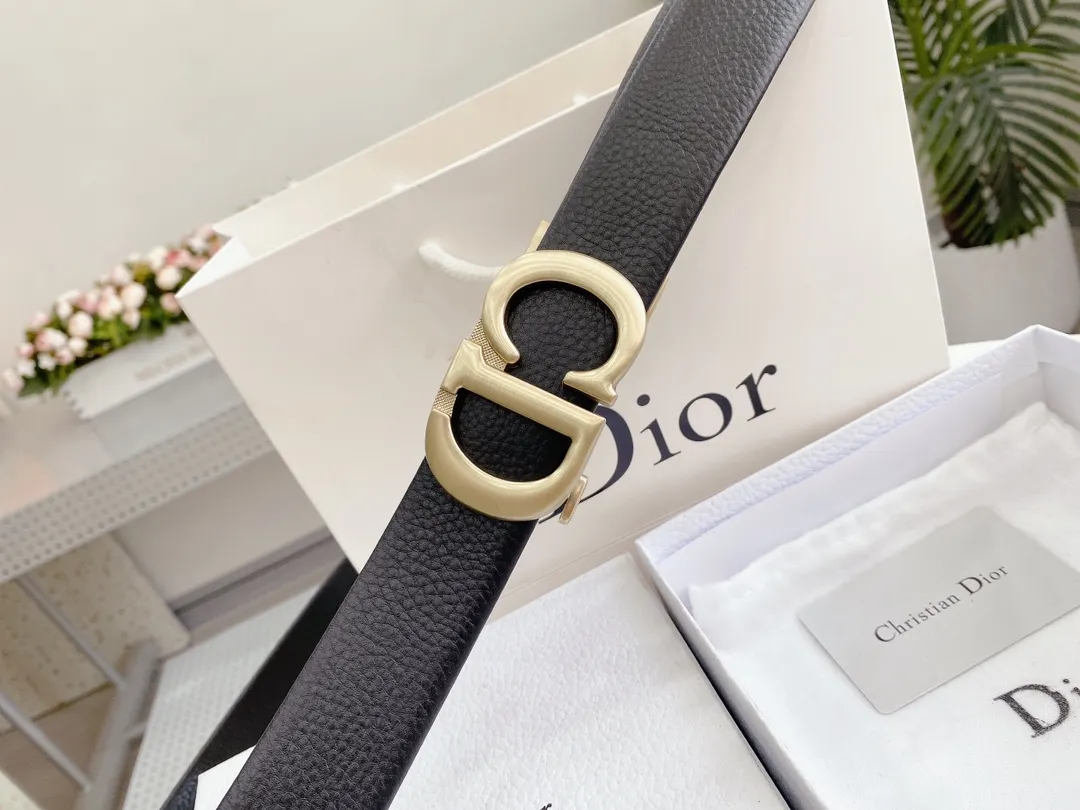 Christian Dior ブラックベルト ゴールド&シルバー - 画像 (10)