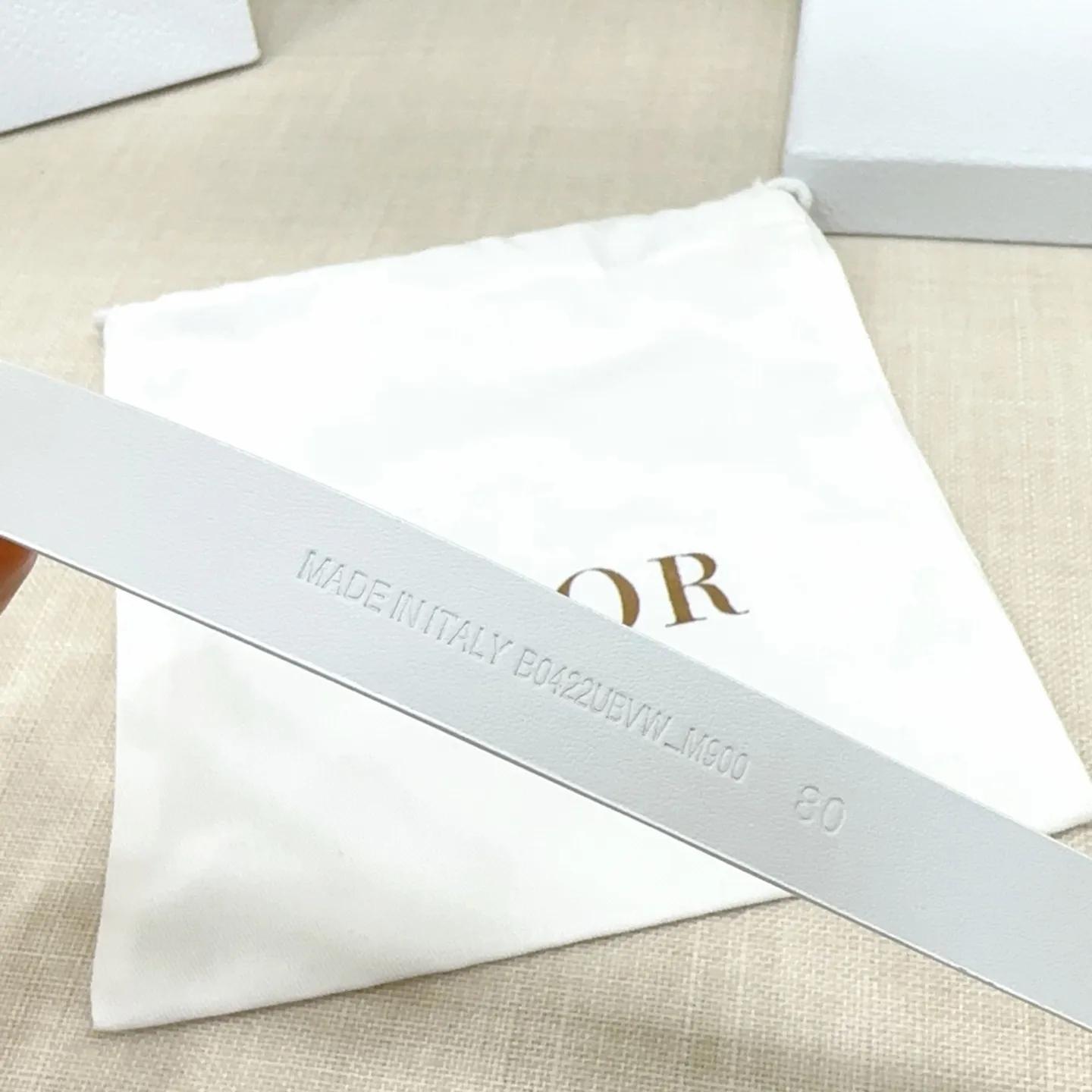 Christian Dior 白 2.0cm ベルト - 画像 (9)