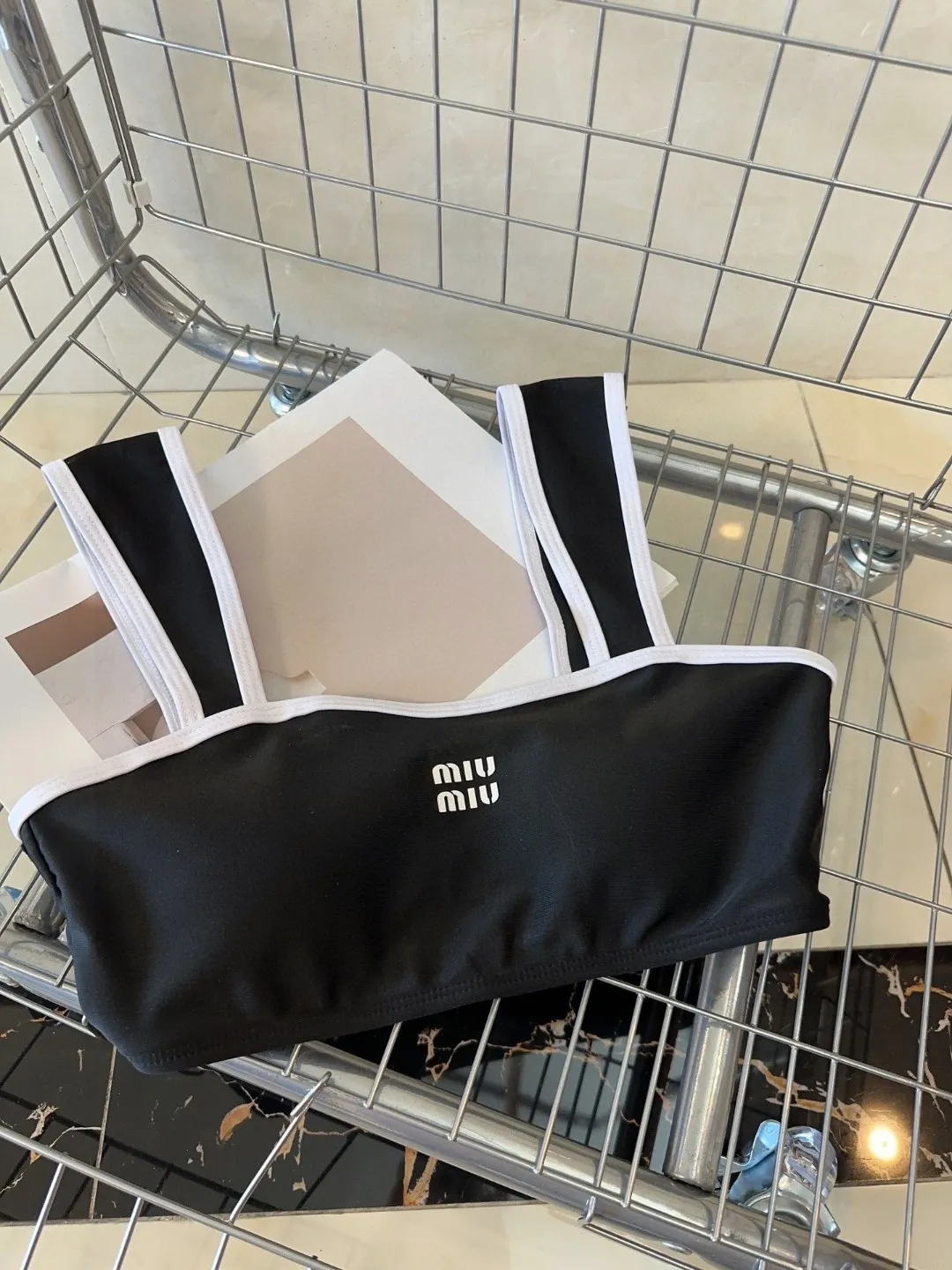 MIUMiu スイムウェアブラックビキニSMLサイズ - 画像 (7)