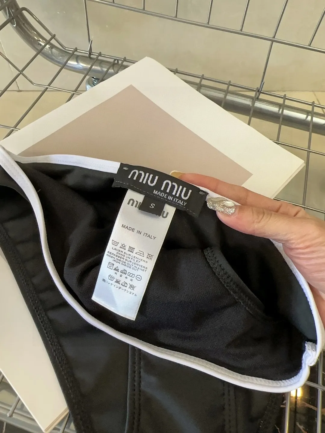 MIUMiu スイムウェアブラックビキニSMLサイズ - 画像 (10)