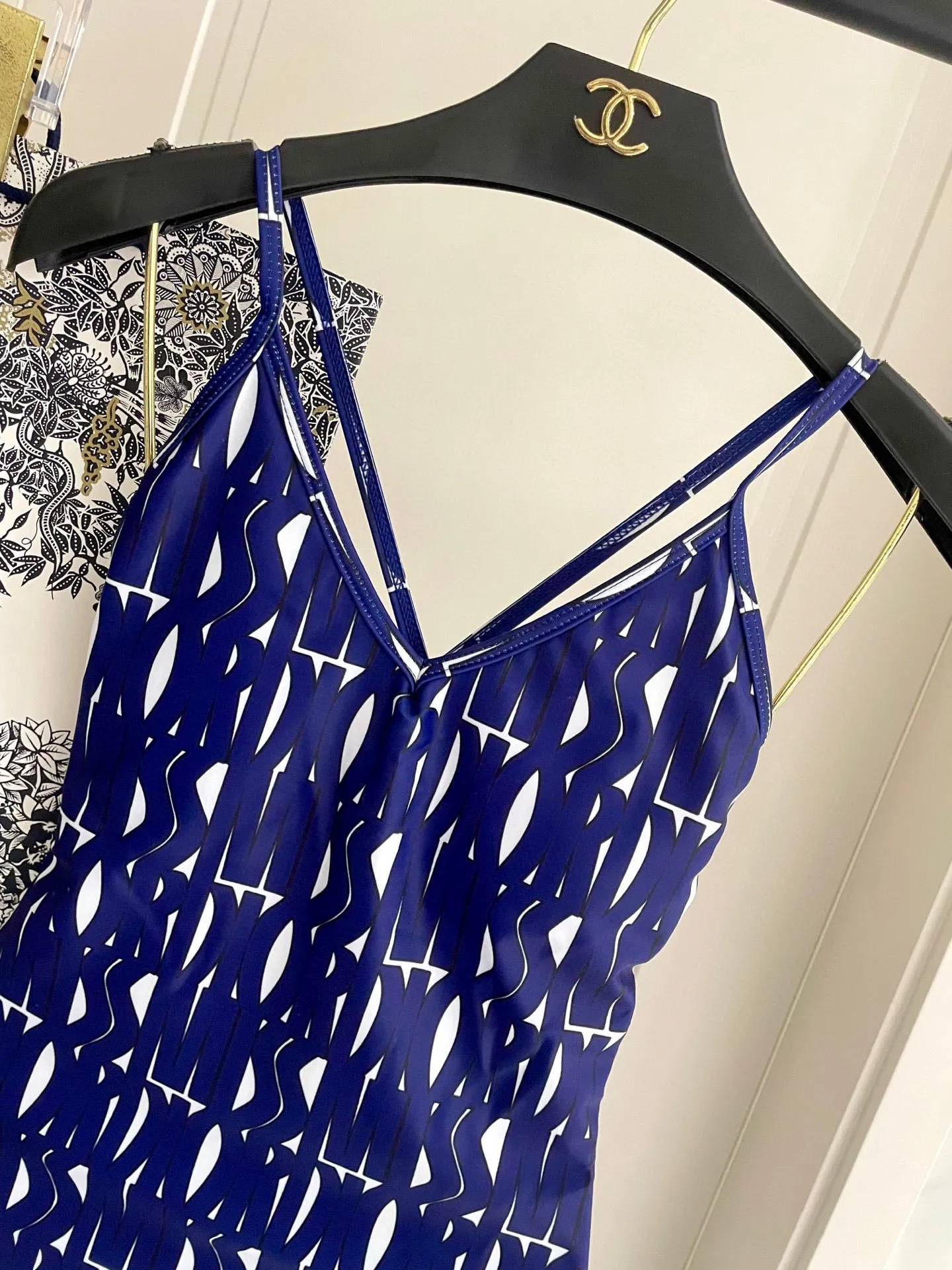 Christian Dior ネイビー柄ワンピース水着 - 画像 (4)