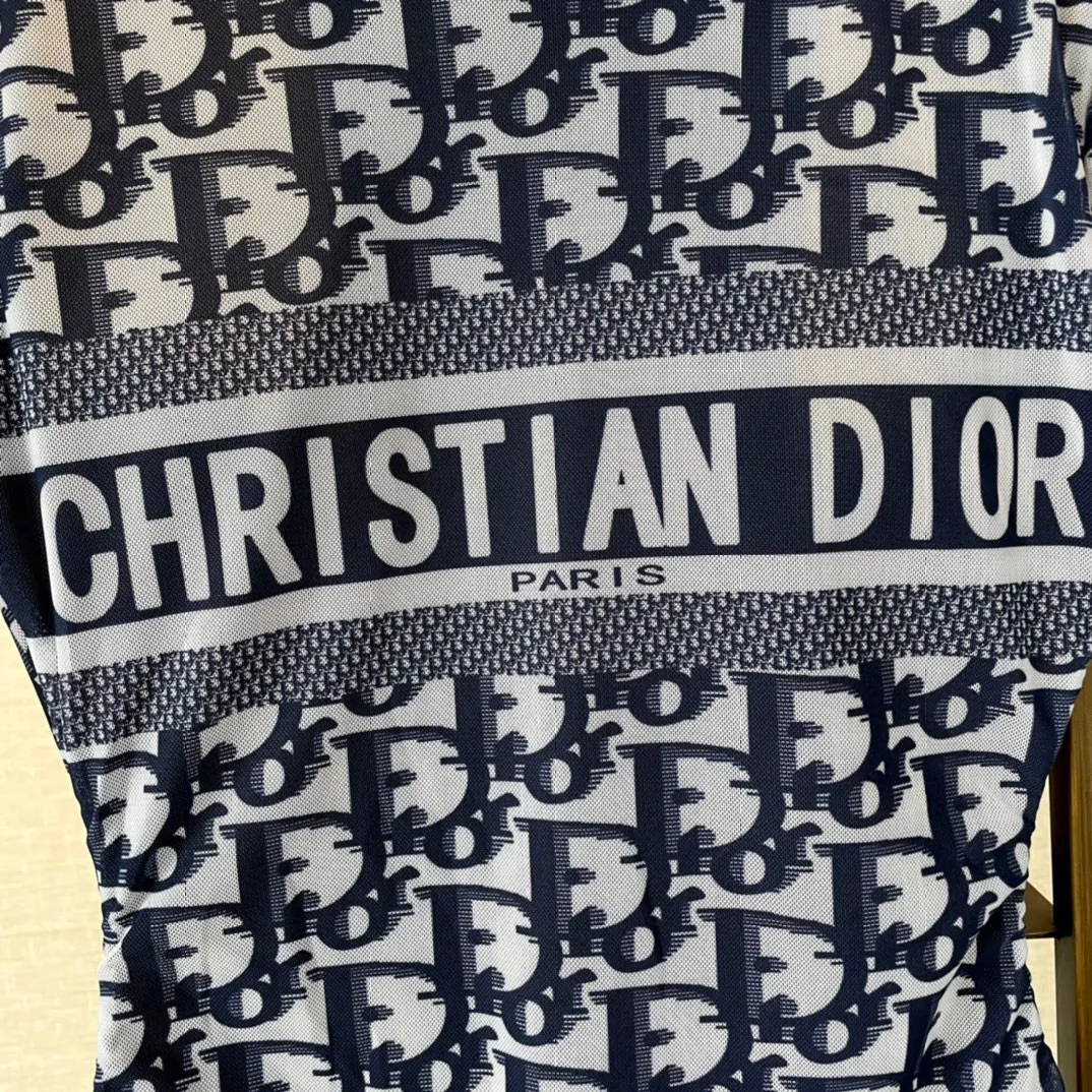 Christian Dior ブルー長袖ワンピース水着 - 画像 (7)