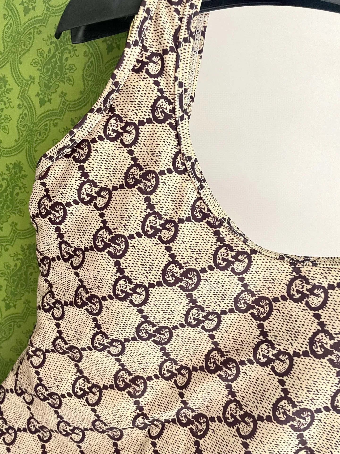 Gucci ビキニワンピース ブラウン柄 Sサイズ - 画像 (3)