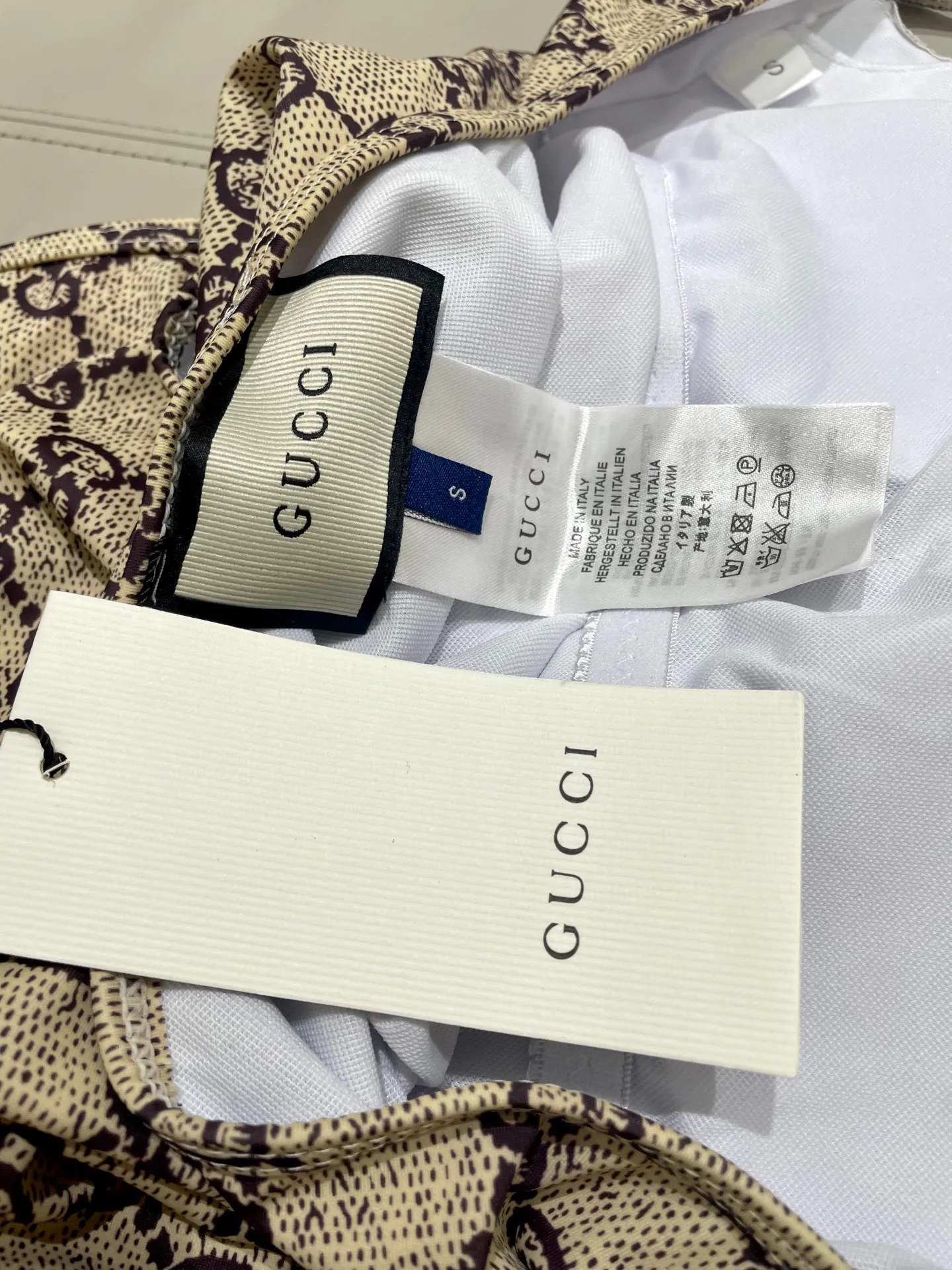 Gucci ビキニワンピース ブラウン柄 Sサイズ - 画像 (10)