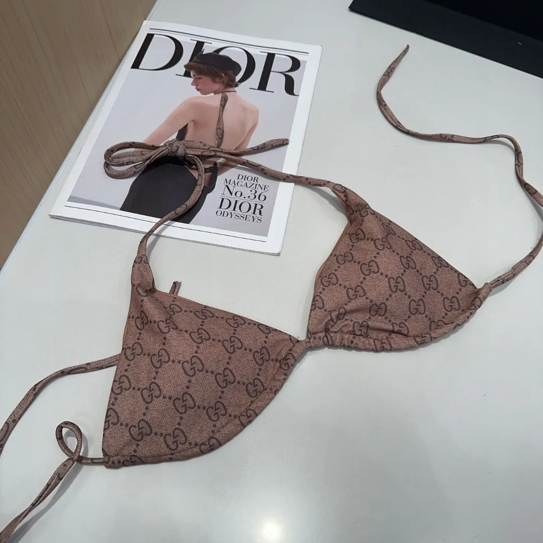 Gucciビキニブラウン紐デザインSMLサイズ - 画像 (5)