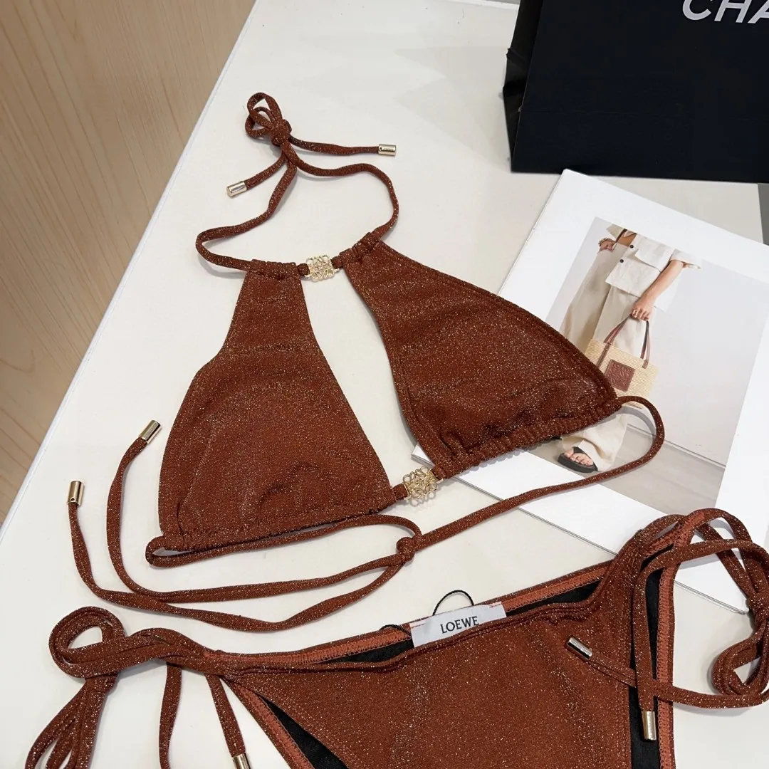 ロレウィブラウンセクシービキニSMLサイズ - 画像 (3)