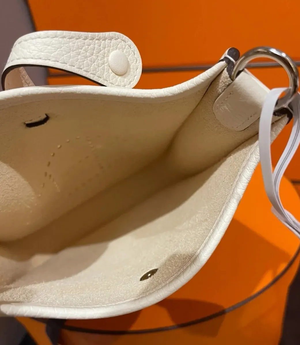 エルメス ナタクリーム Mini Evelyne ドット編みバンド - 画像 (8)