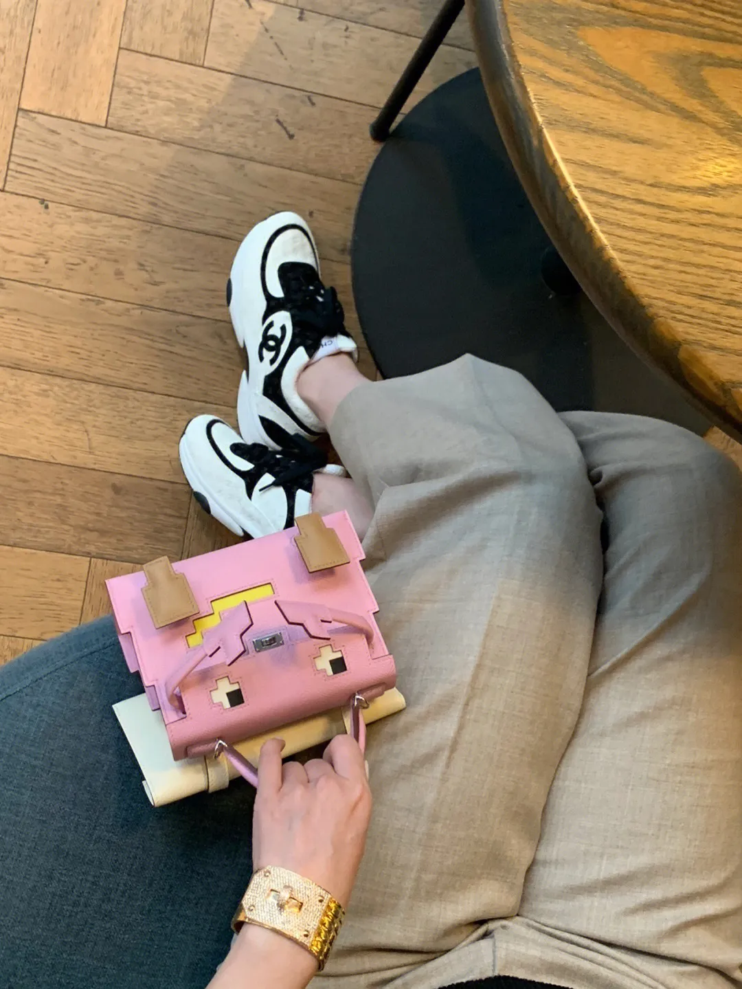 HERMÈS ドールピクト ショルダーバッグ ピンク - 画像 (4)