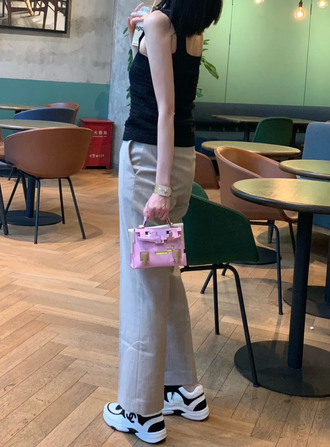 HERMÈS ドールピクト ショルダーバッグ ピンク - 画像 (5)