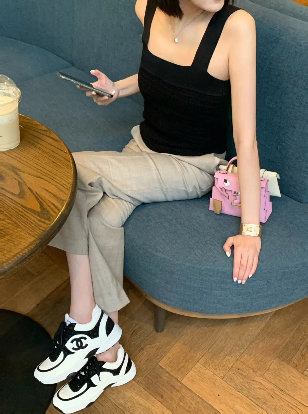 HERMÈS ドールピクト ショルダーバッグ ピンク - 画像 (6)