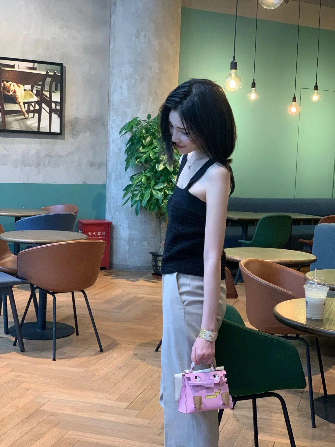 HERMÈS ドールピクト ショルダーバッグ ピンク - 画像 (8)