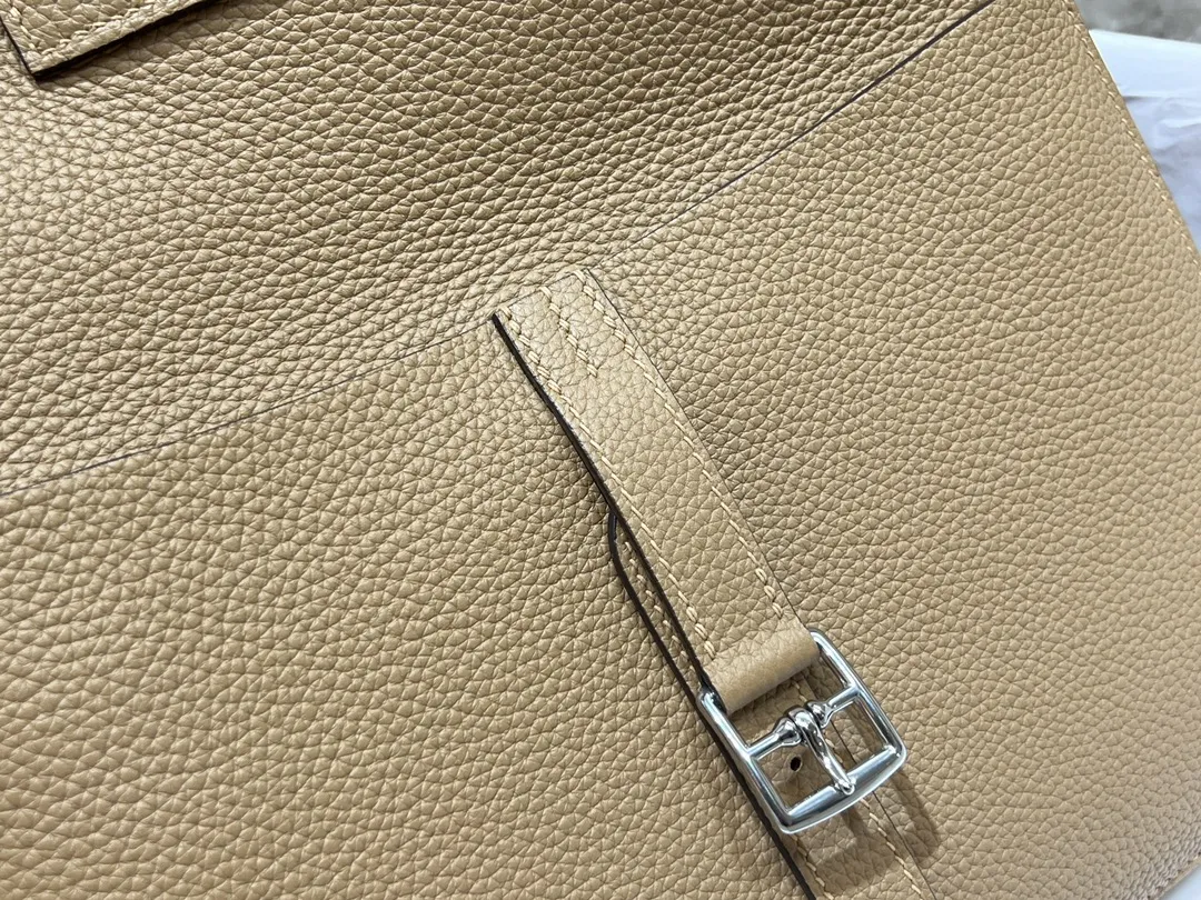 HERMÈS Halzan 25cm ミルクティーと藤紫 - 画像 (10)