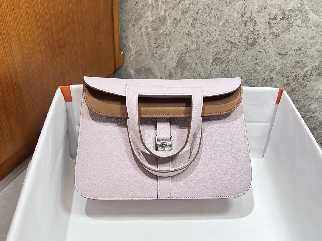 エルメス Halzan 25cm ドリームパープル バッグ
