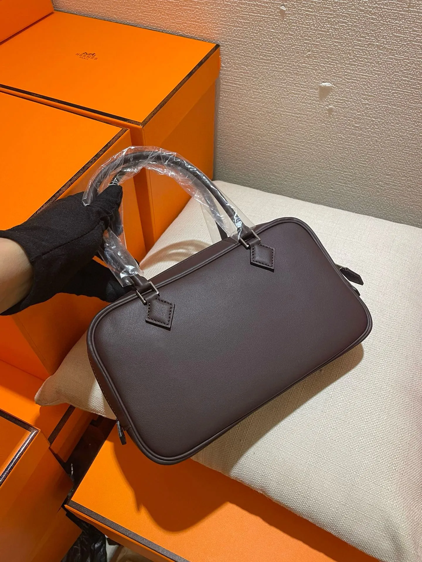 Hermès Plume mini 22 中古ハンドバッグ