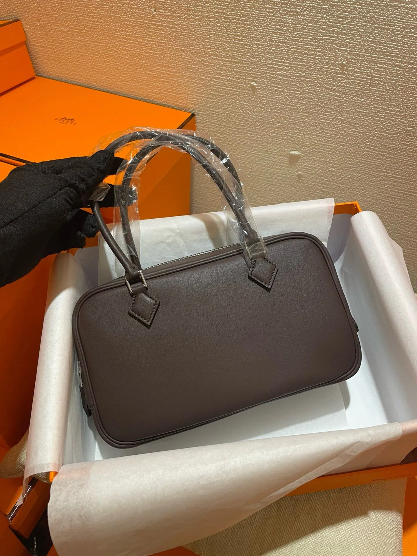 Hermès Plume mini 22 中古ハンドバッグ - 画像 (4)