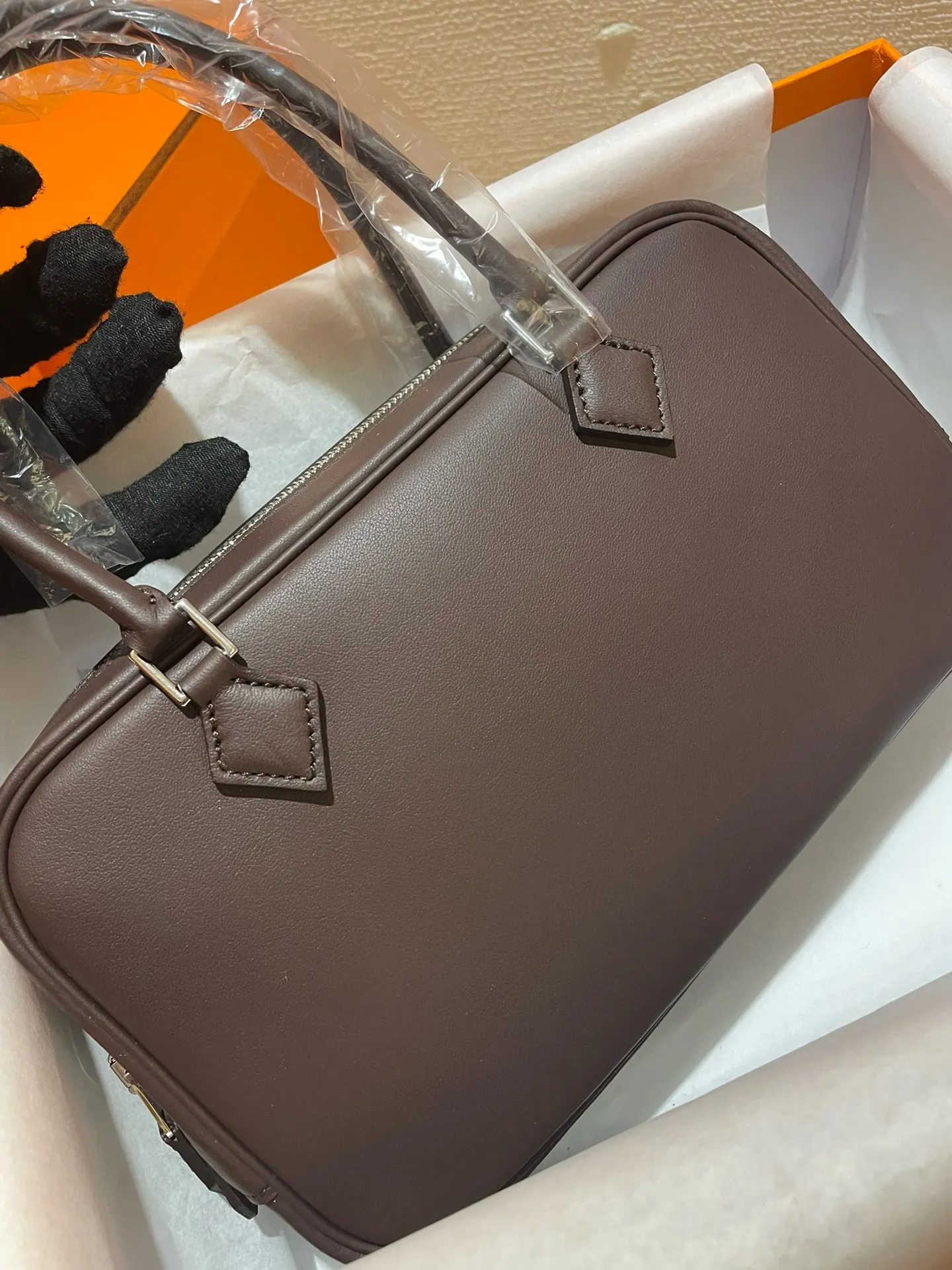 Hermès Plume mini 22 中古ハンドバッグ - 画像 (5)